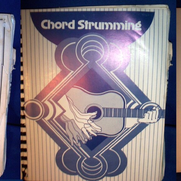 VINTAGE PARTIAL GUITAR PLAYING MUSIC INSTRUCTION BOOK  - SPIRAL BOUND - Picture 1 of 6